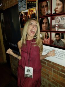 Randi Sloane having fun at The Grove Film Festival!